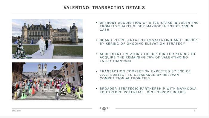 Luxury Powerhouses: Kering Buys 30 Percent of Valentino, LVMH Pays US $166  Million To Sponsor The Paris 2024 Summer Olympics - LUXUO